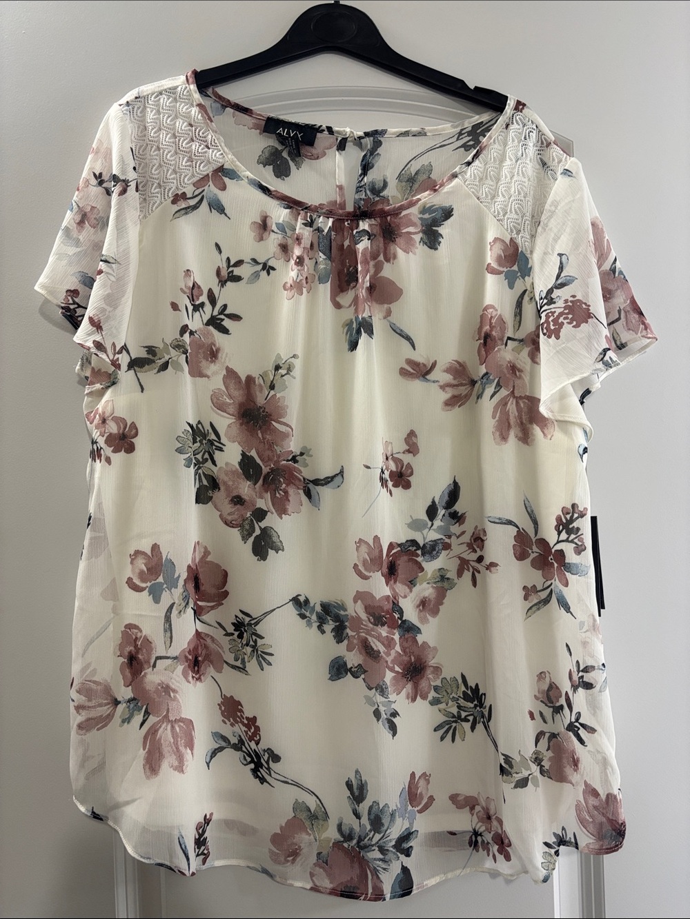 Alyx White Blouse with Floral Print
